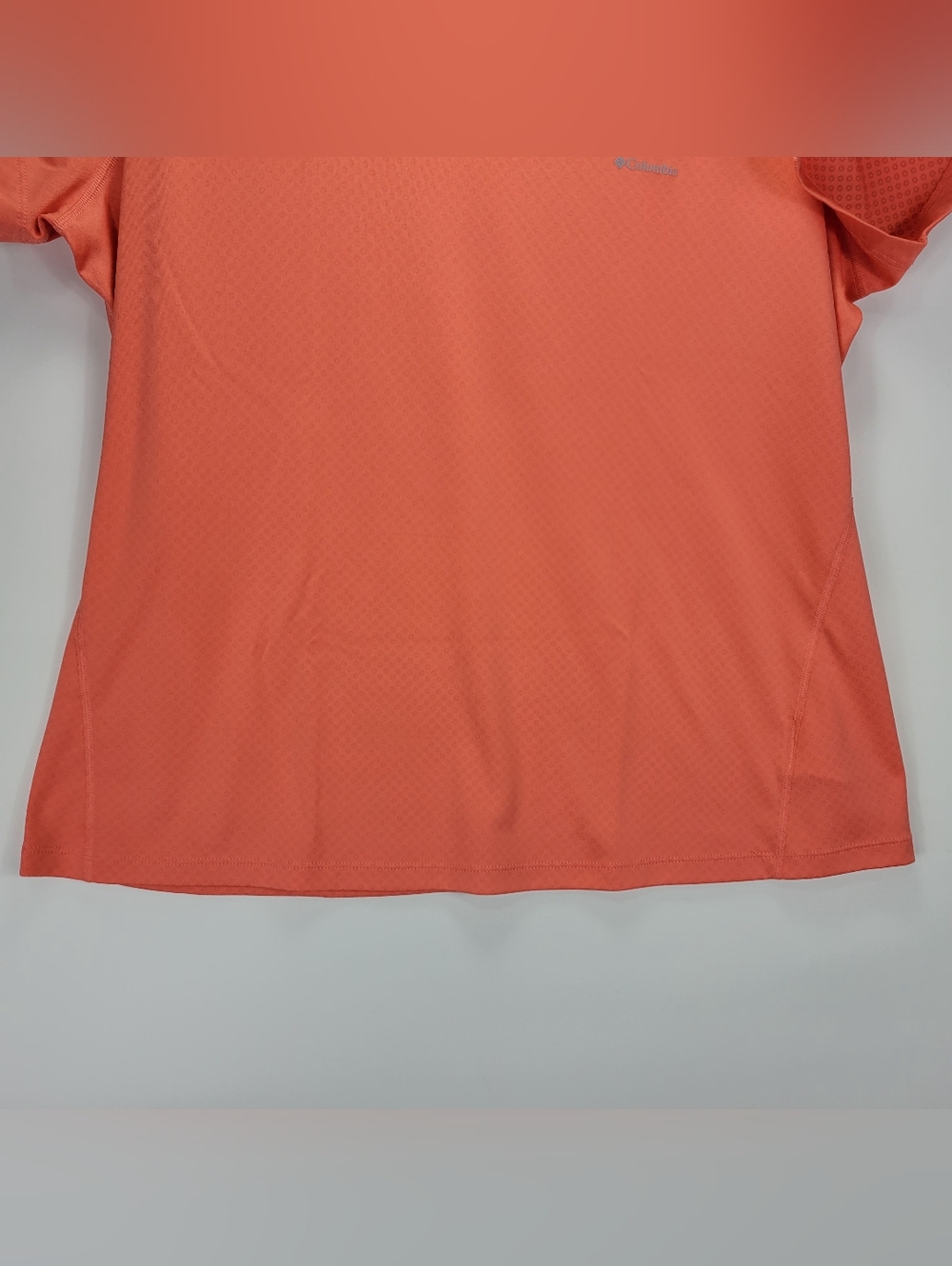 Columbia Omni Freeze Zero Athletic Cooling Short Sleeve Shirt Women XL Pink Gym - Picture 2 of 11